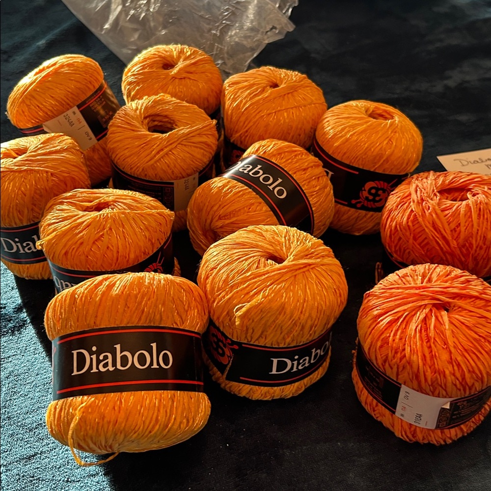 Vintage nylon and viscose wool